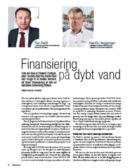 Finansiering på dybt vand Finansiering på dybt vand